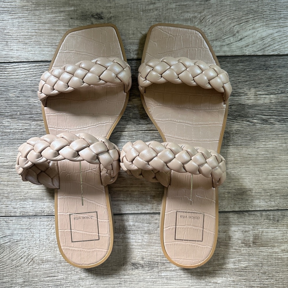 Dolce Vita Braided Light Tan Sandals